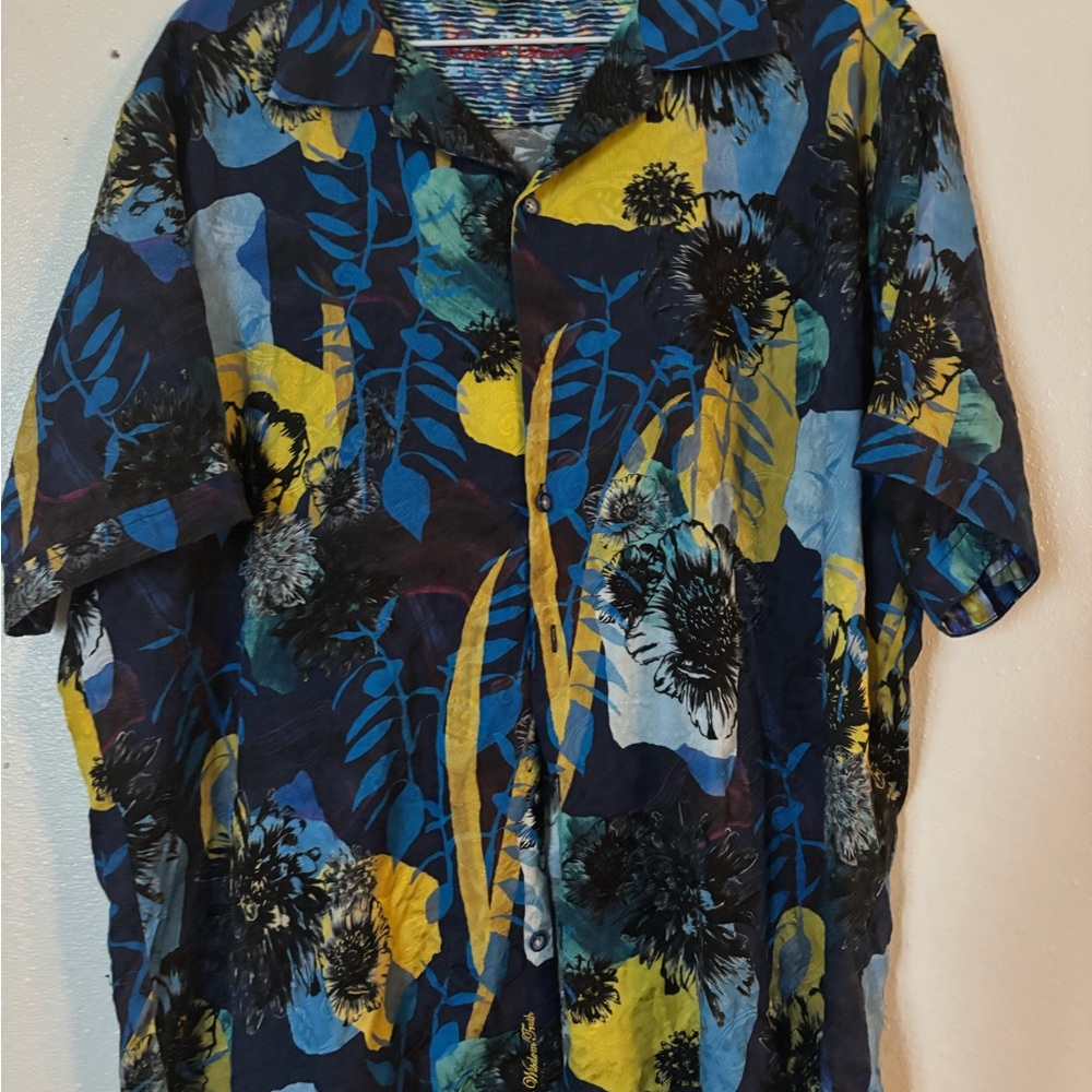 Vibrant Floral Short Sleeve Shirt